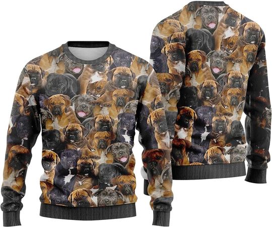 Cane Corso Sweater Christmas Sweatshirt Holiday Party - Image 13