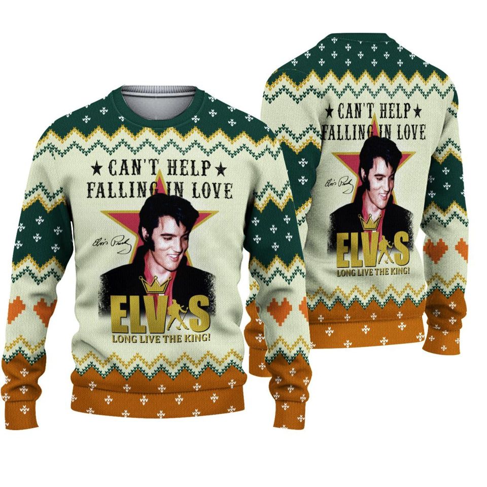 Can't Help Falling In Love Ugly Christmas Sweater