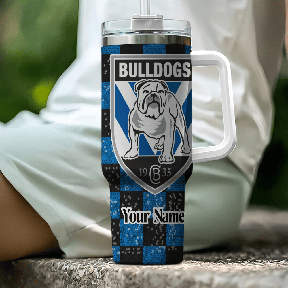 Canterbury-Bankstown Bulldogs NRL Custom Stanley Cup 40 oz 30 oz Tumbler With HandleTVC230112