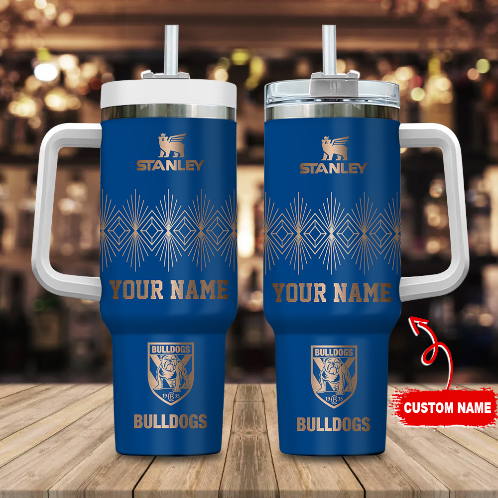 Canterbury-Bankstown Bulldogs NRL Custom Stanley Cup 40 oz 30 oz Tumbler With HandleTVC2301179