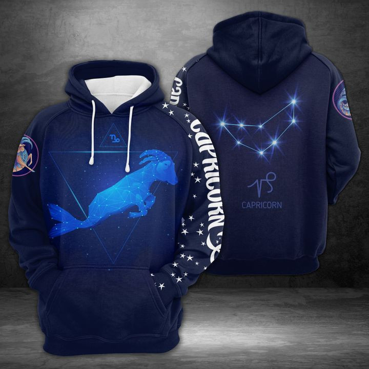 Capricorn Horoscope 3D All Over Print Hoodie, Zip Hoodie