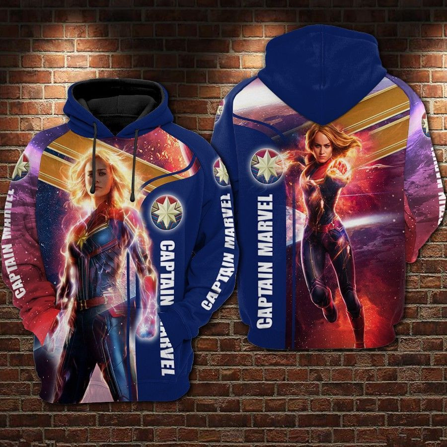 Captain America Marvel Cinematic Universe 3D All Over Print Hoodie, Zip Hoodie