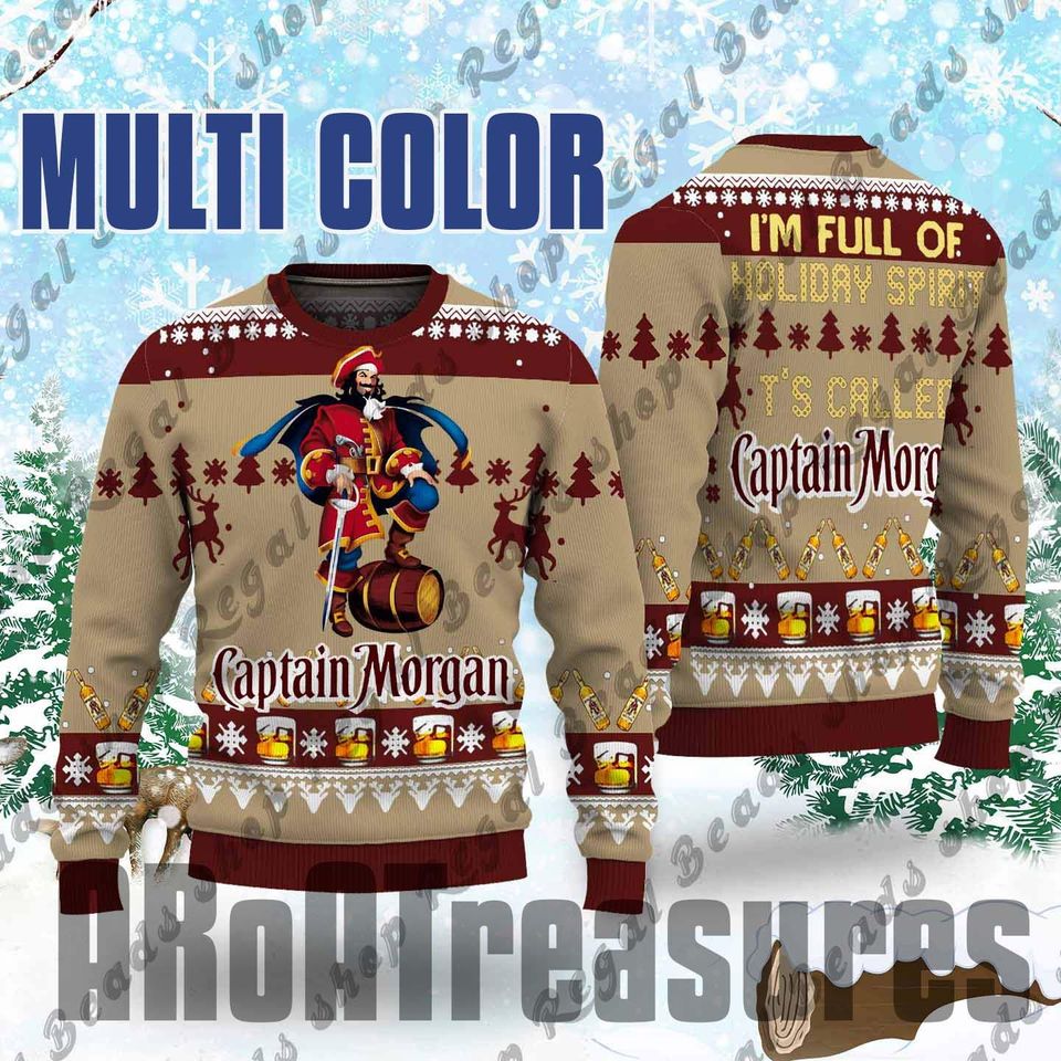 Captain Morgan Christmas Ugly Sweater