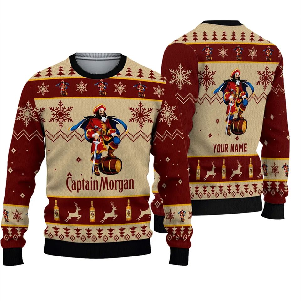 Captain Morgan Christmas Ugly Sweater