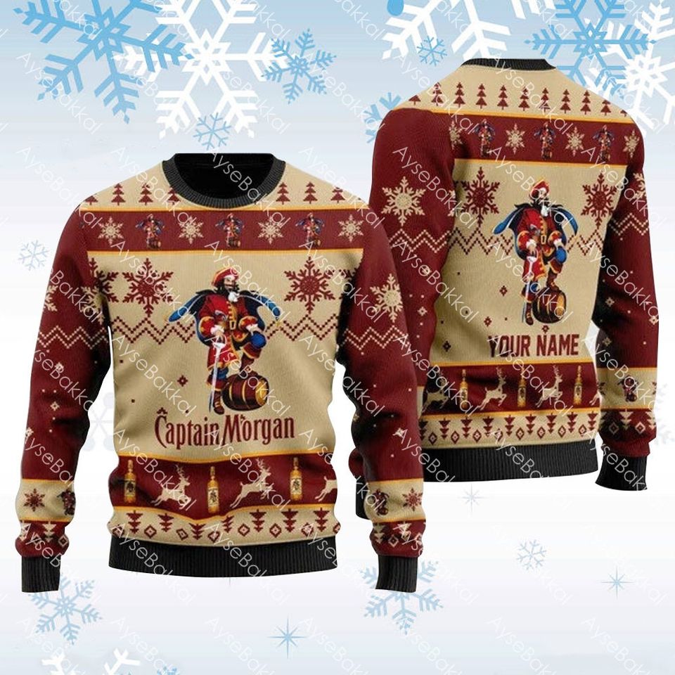 Captain Morgan Christmas Ugly Sweater