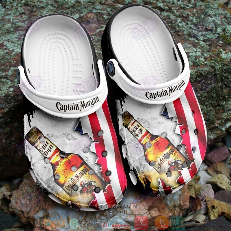Captain Morgan Wine Crocs Crocband Clogs Shoes Comfortable For Men Women and Kids