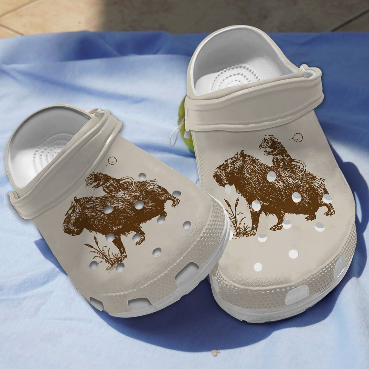 Capybara Crocs Crocband Clogs Shoes Comfortable For Men Women and Kids