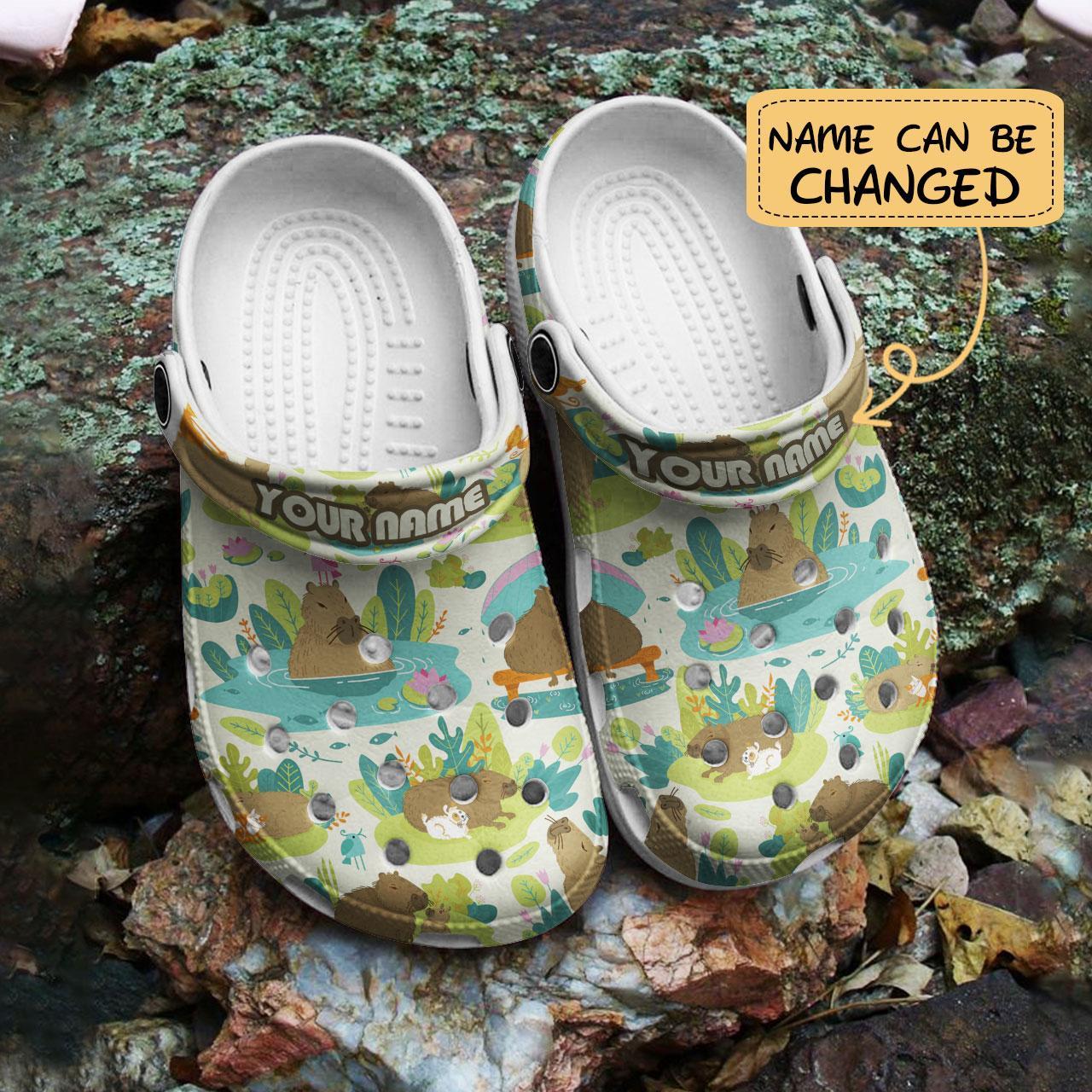 Capybara Crocs Crocband Clogs Shoes Comfortable For Men Women and Kids - Image 3