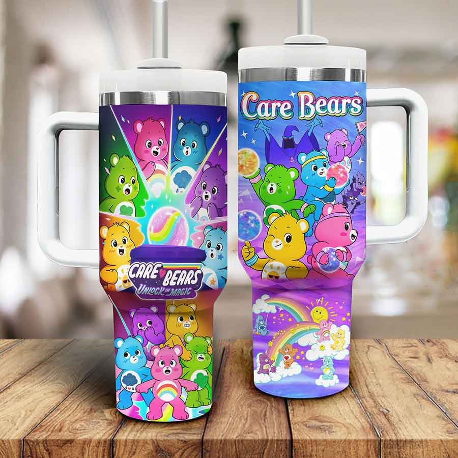 Care Bears Cartoon Custom Stanley Cup 40 oz 30 oz Tumbler With HandleTVC2301802 - Image 2