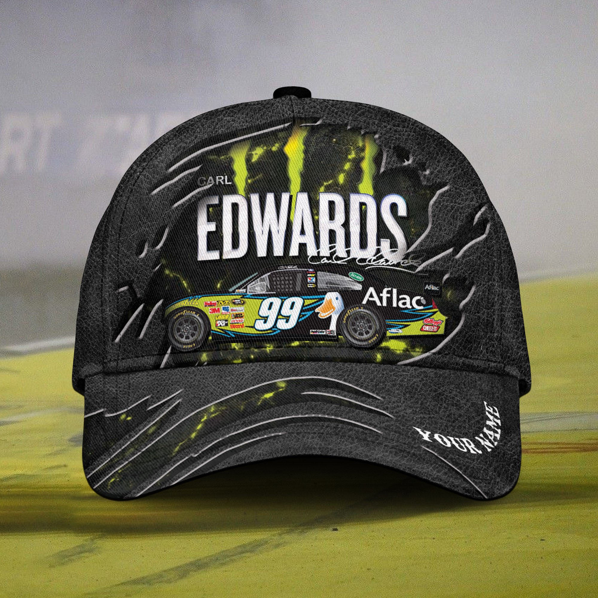 Carl Edwards Nascar Personalized Classic Cap For Fans  Trucker Hats Custom Hats Gifts For Men & Women