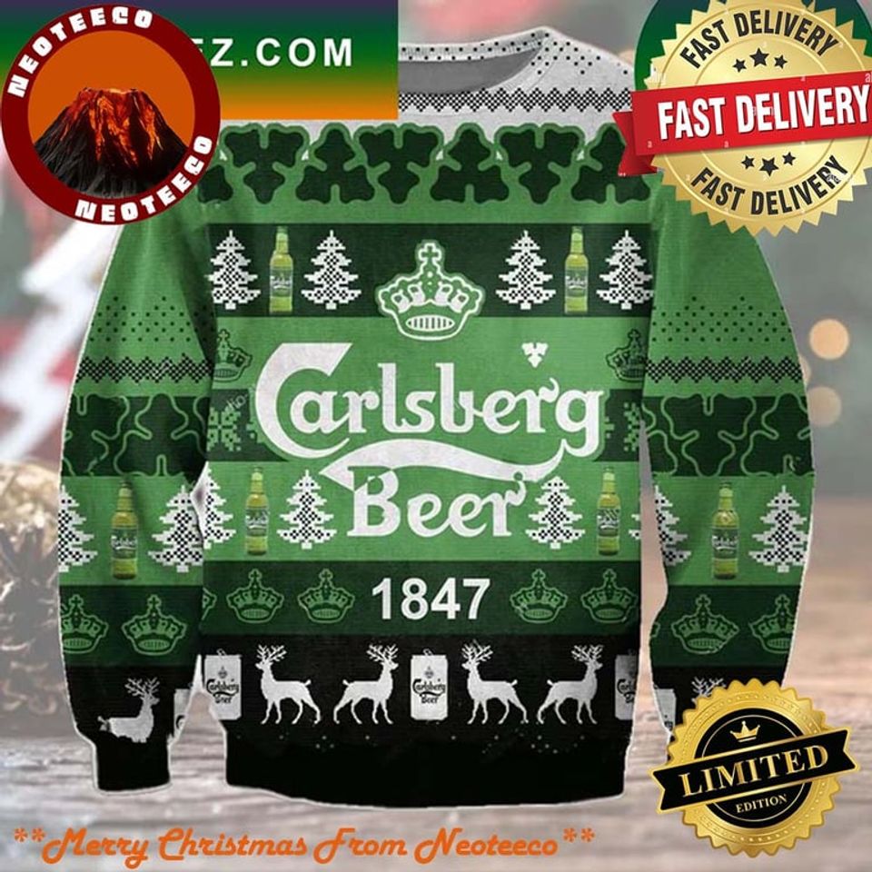 Carlsberg Beer Beer Ugly Sweater 2025