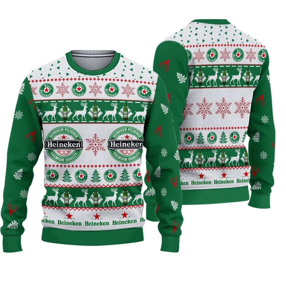 Carlsberg Beer Ugly Christmas Sweater, Beer Lover Sweater