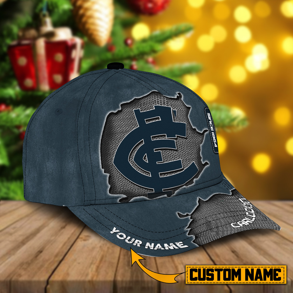 Carlton Blues AFL Personalized Cap For Fan Baseball Cap Classic Trucker Hats Custom Hats Gifts For Men & Women
