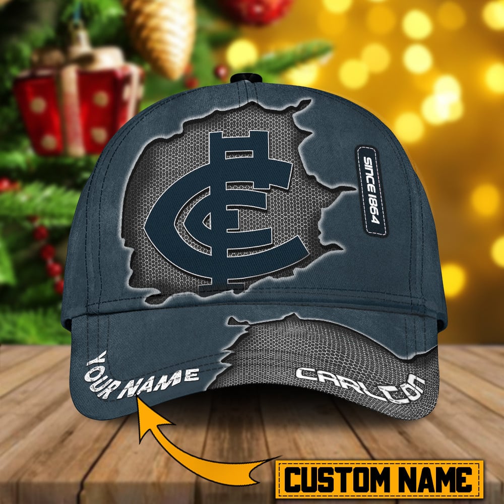 Carlton Blues AFL Personalized Cap For Fan Baseball Cap Classic Trucker Hats Custom Hats Gifts For Men & Women