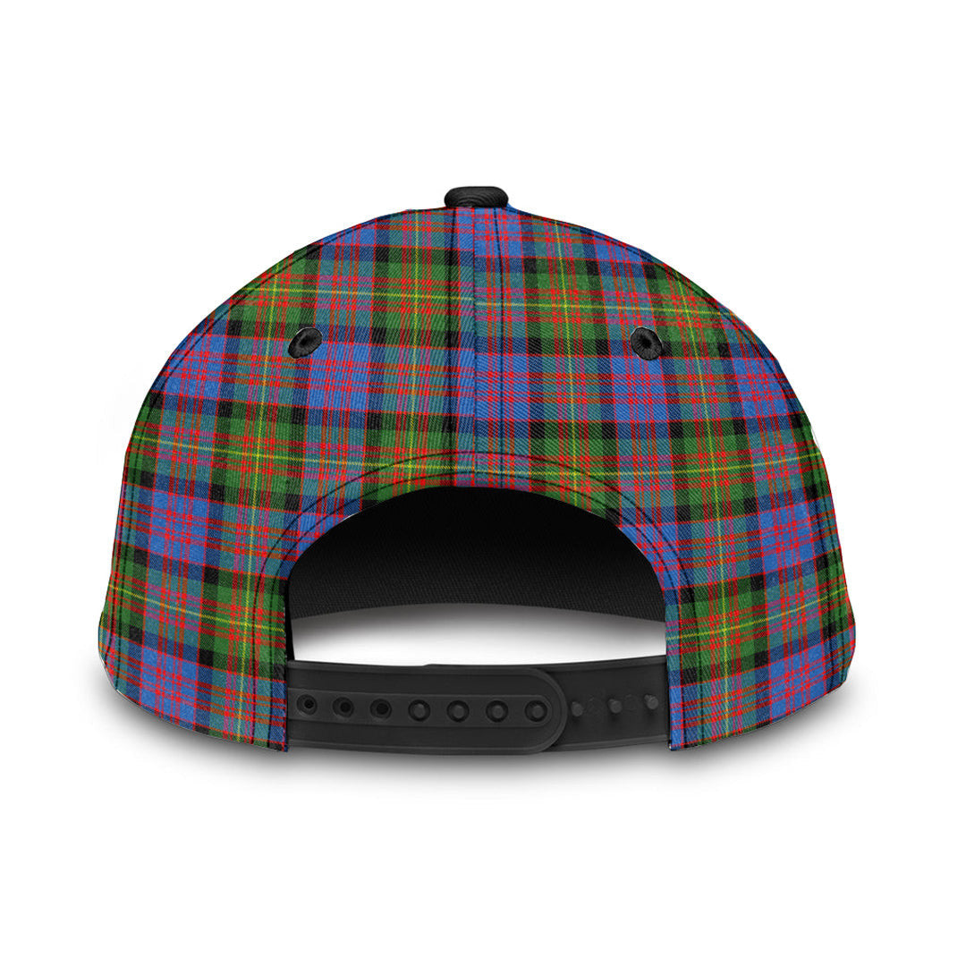 Carnegie Ancient Tartan Baseball Cap, Tartan Plaid Cap with Family Crest K23 Trucker Hats Custom Hats Gifts For Men & Women