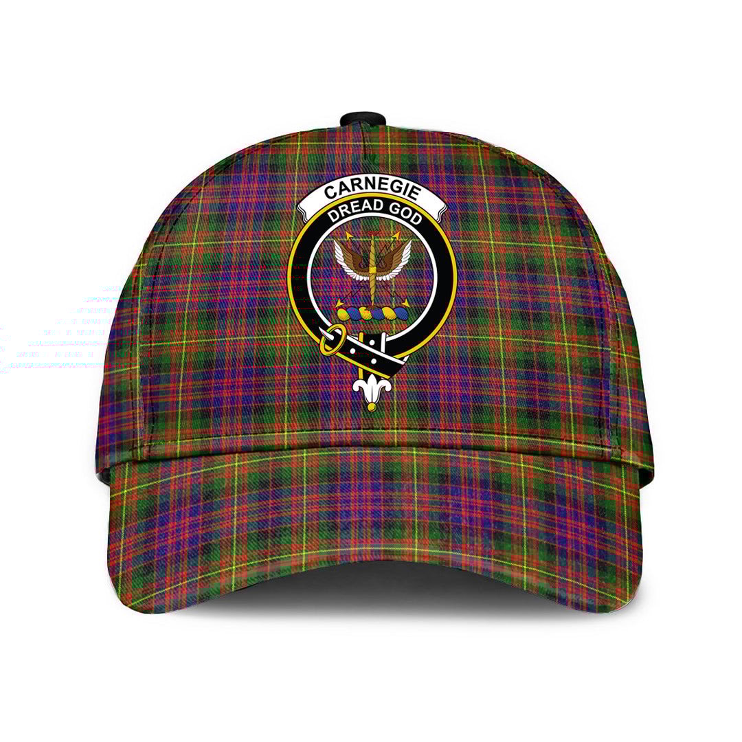 Carnegie Modern Tartan Baseball Cap, Tartan Plaid Cap with Family Crest K23 Trucker Hats Custom Hats Gifts For Men & Women
