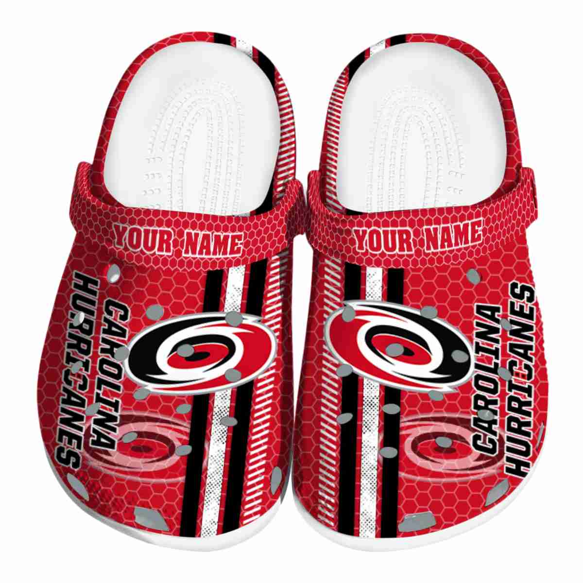Carolina Hurricanes NHL Sport Crocs Crocband Clogs Shoes Comfortable For Men Women and Kids