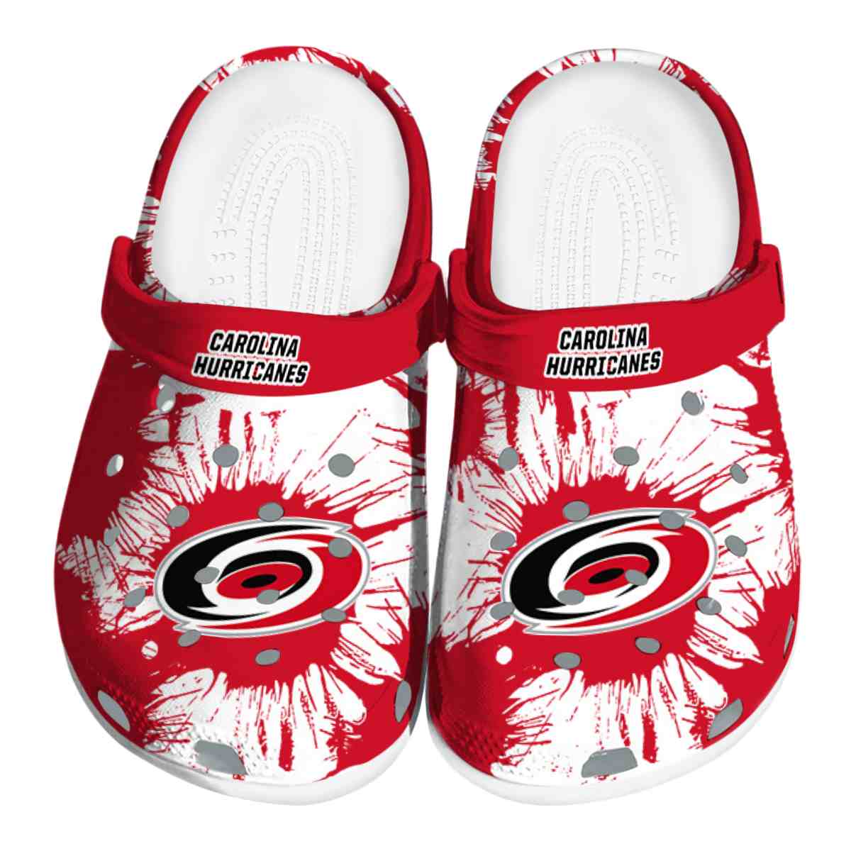 Carolina Hurricanes NHL Sport Crocs Crocband Clogs Shoes Comfortable For Men Women and Kids