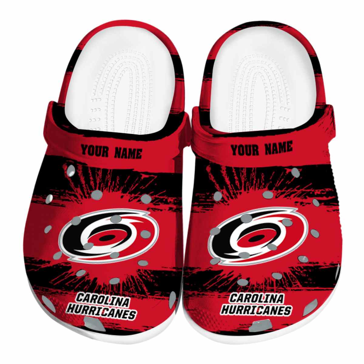 Carolina Hurricanes NHL Sport Crocs Crocband Clogs Shoes Comfortable For Men Women and Kids
