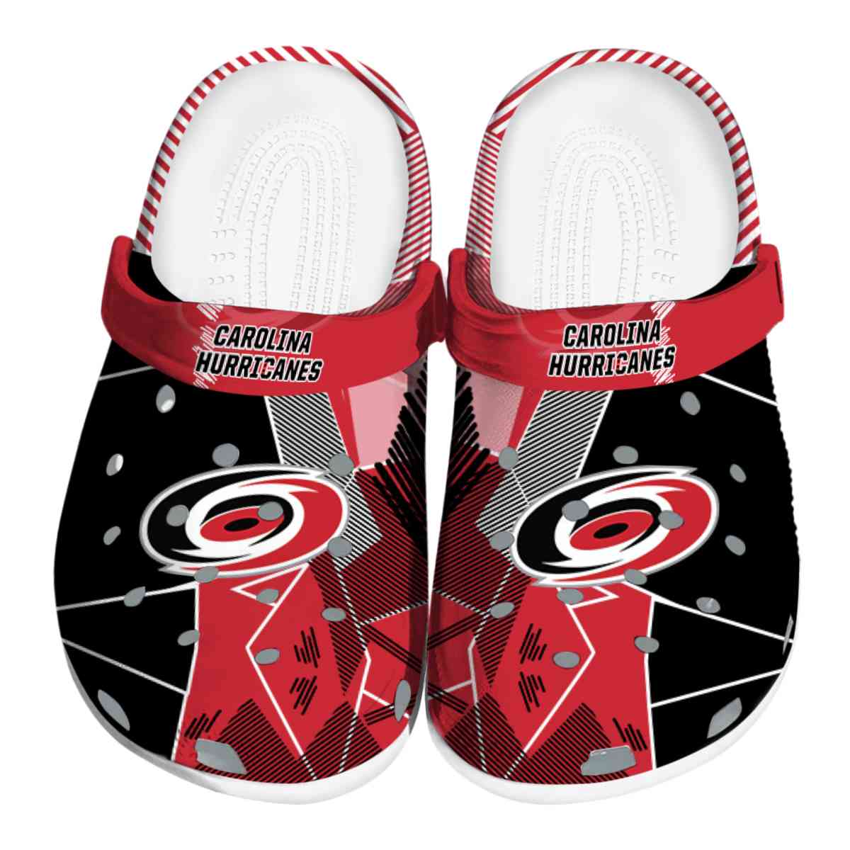 Carolina Hurricanes NHL Sport Crocs Crocband Clogs Shoes Comfortable For Men Women and Kids