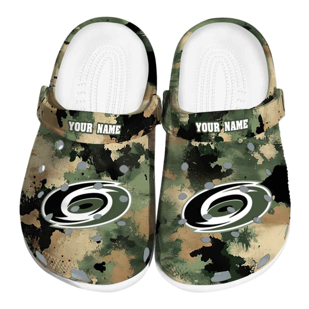 Carolina Hurricanes NHL Sport Crocs Crocband Clogs Shoes Comfortable For Men Women and Kids