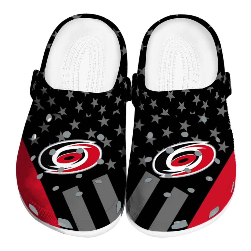 Carolina Hurricanes Stellar Stripes Theme ClogTVC1801864