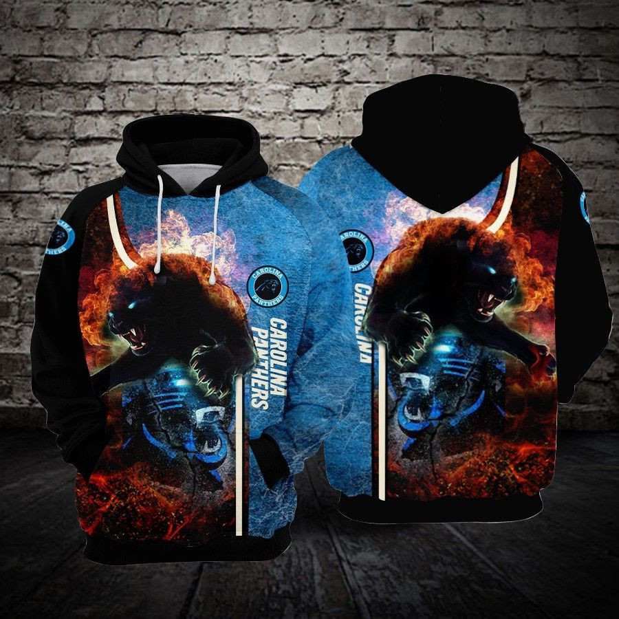 Carolina Panthers 3D All Over Print Hoodie, Zip Hoodie
