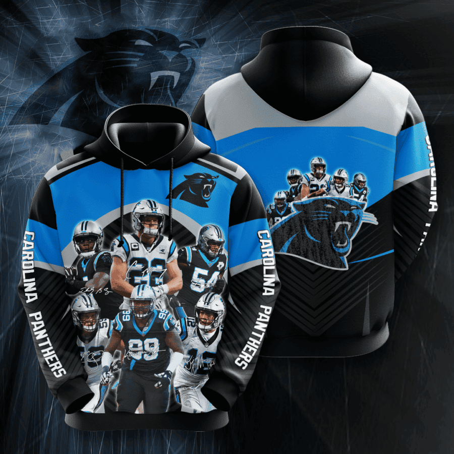 Carolina Panthers 3D All Over Print Hoodie, Zip Hoodie