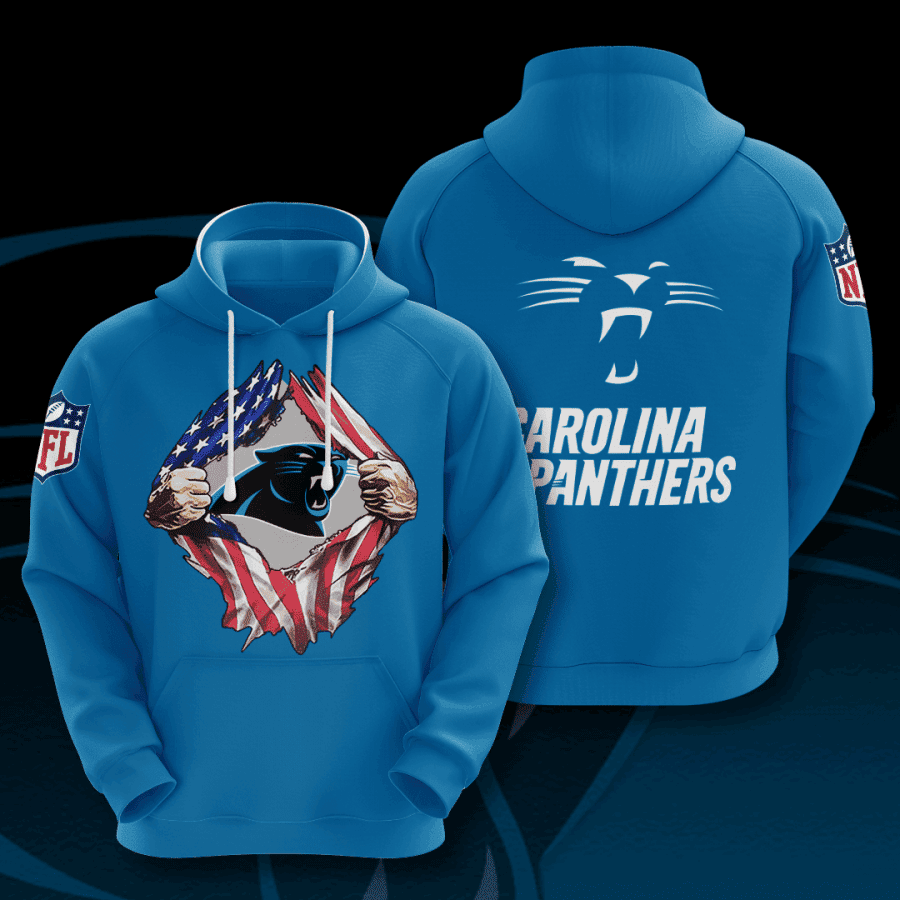 Carolina Panthers 3D All Over Print Hoodie, Zip Hoodie