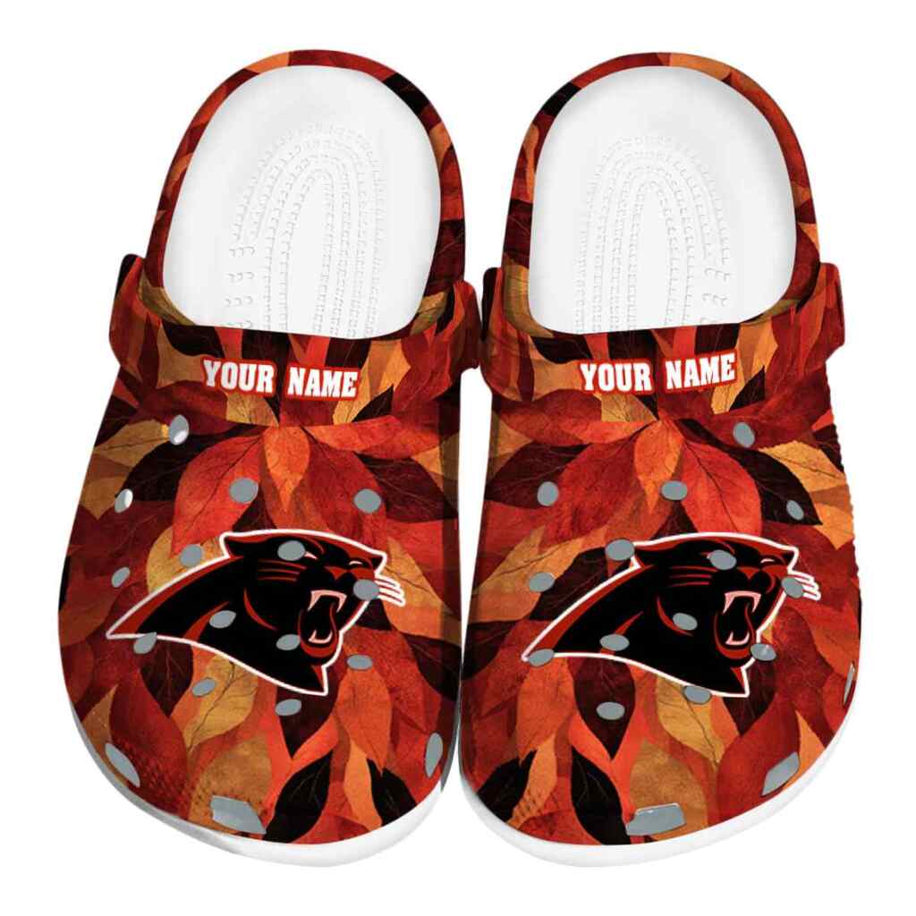 Carolina Panthers Autumn Leaves ClogTVC1801924