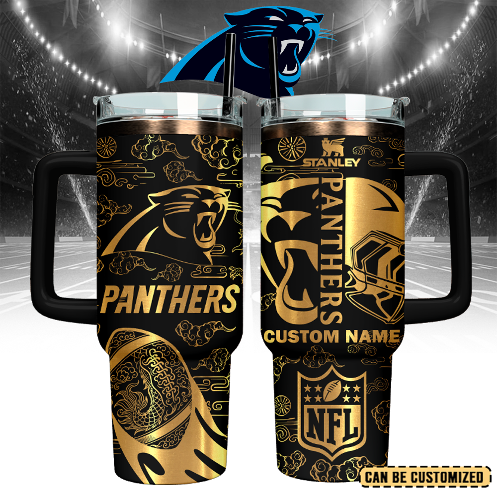 Carolina Panthers Custom Stanley Cup 40 oz 30 oz Tumbler With HandleTVC2301107