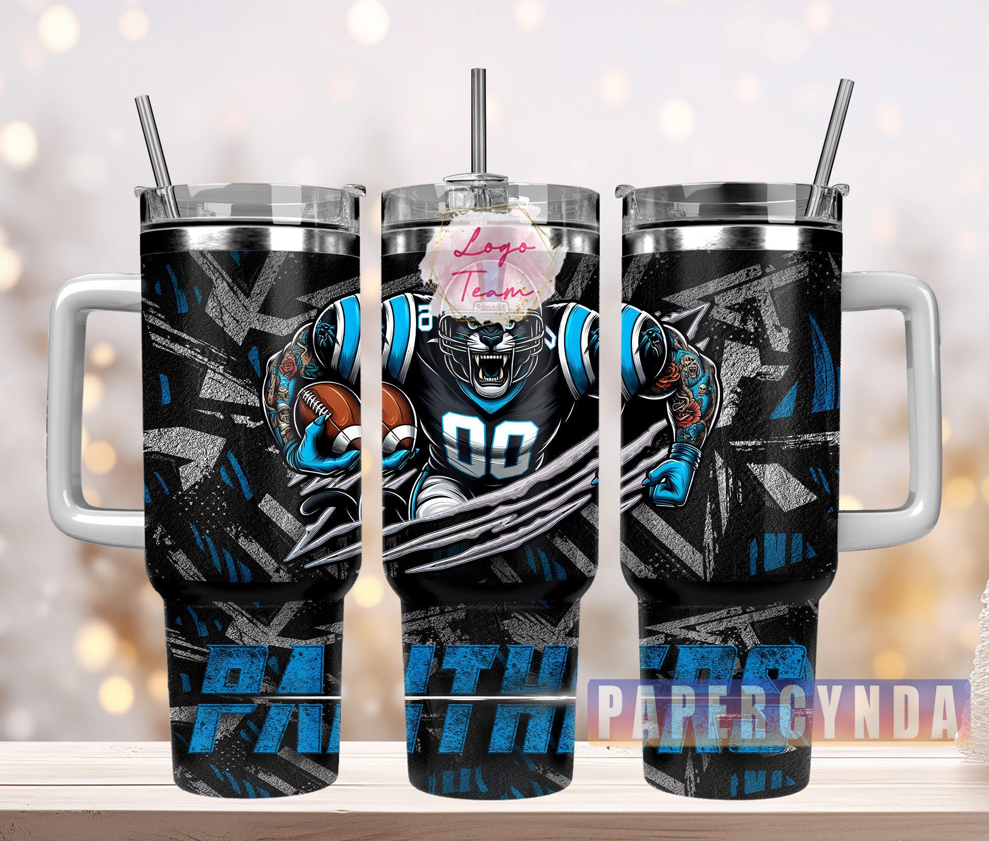 Carolina Panthers Custom Stanley Cup 40 oz 30 oz Tumbler With HandleTVC2301840
