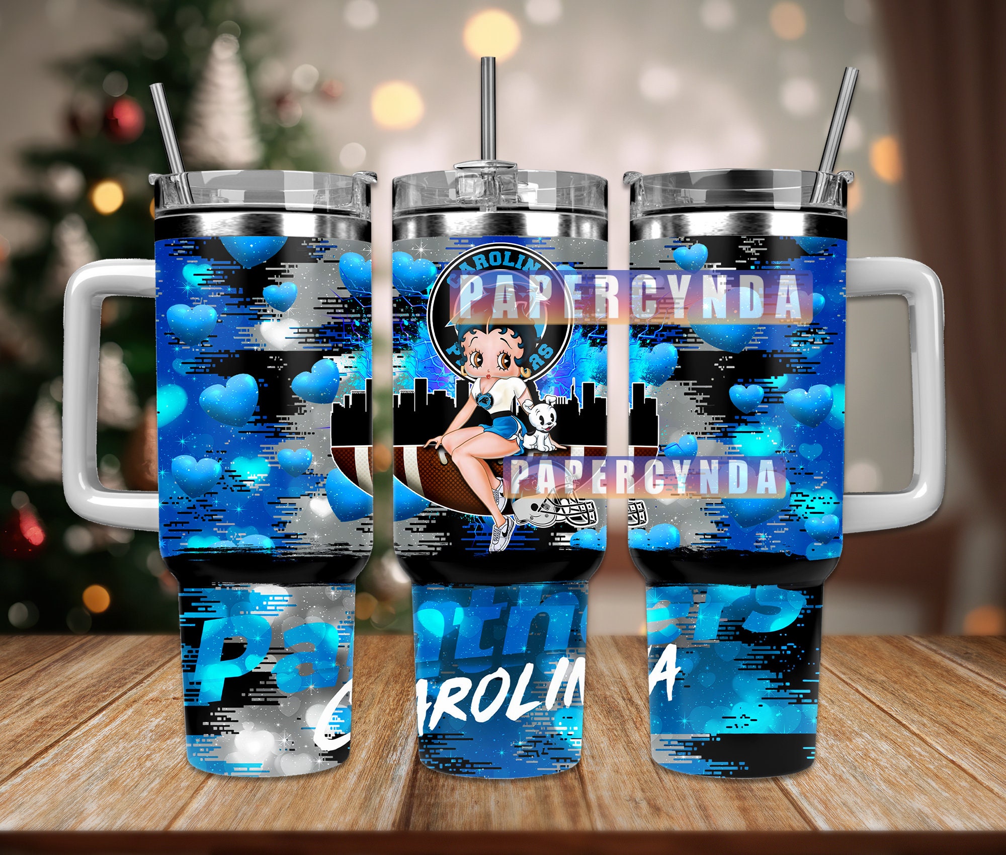 Carolina Panthers Custom Stanley Cup 40 oz 30 oz Tumbler With HandleTVC2301843