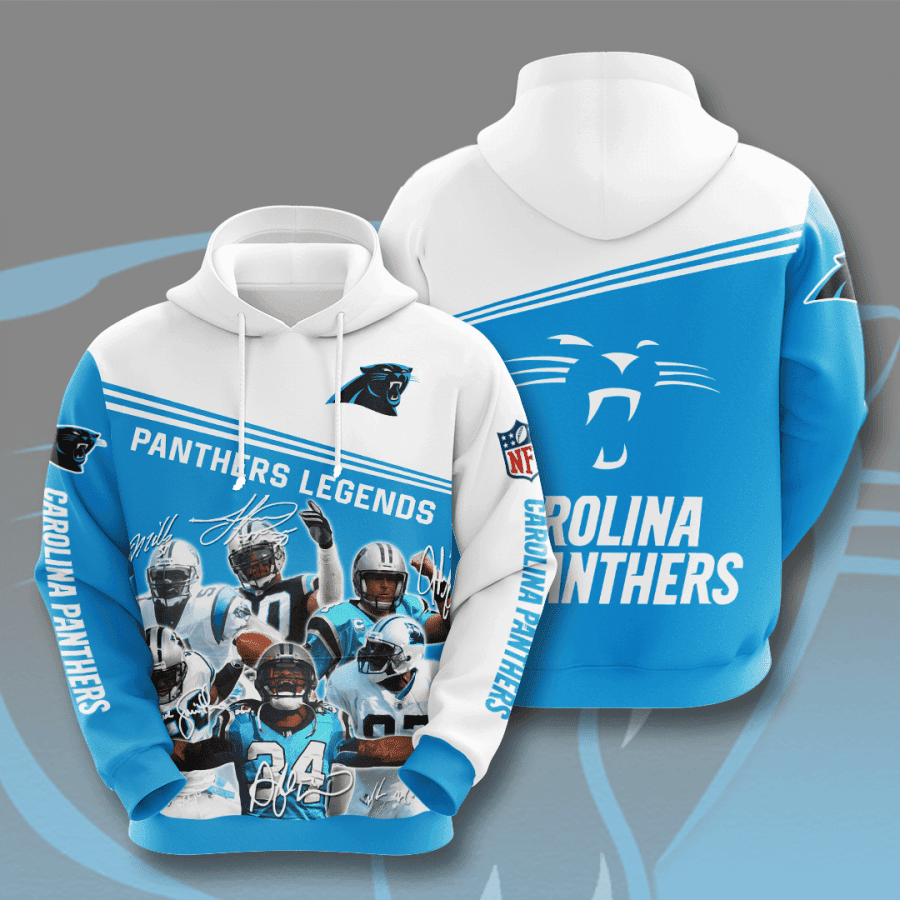 Carolina Panthers Legends 3D All Over Print Hoodie, Zip Hoodie