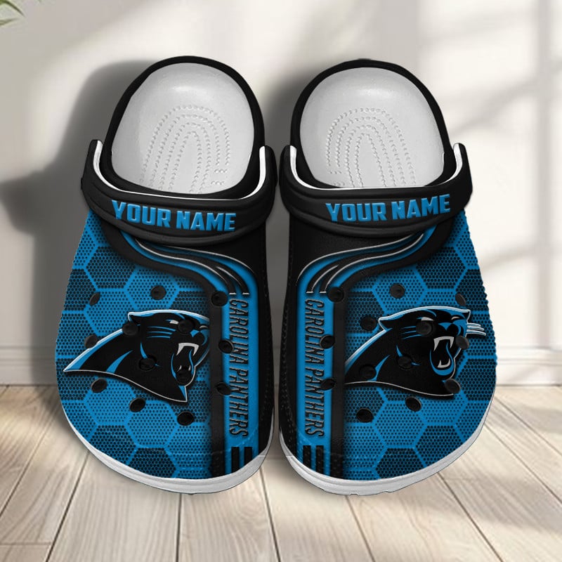 Carolina Panthers NFL Crocs Crocband Clogs Shoes Comfortable For Men Women and Kids