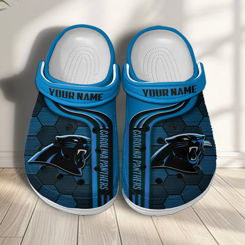 Carolina Panthers NFL Crocs Crocband Clogs Shoes Comfortable For Men Women and Kids
