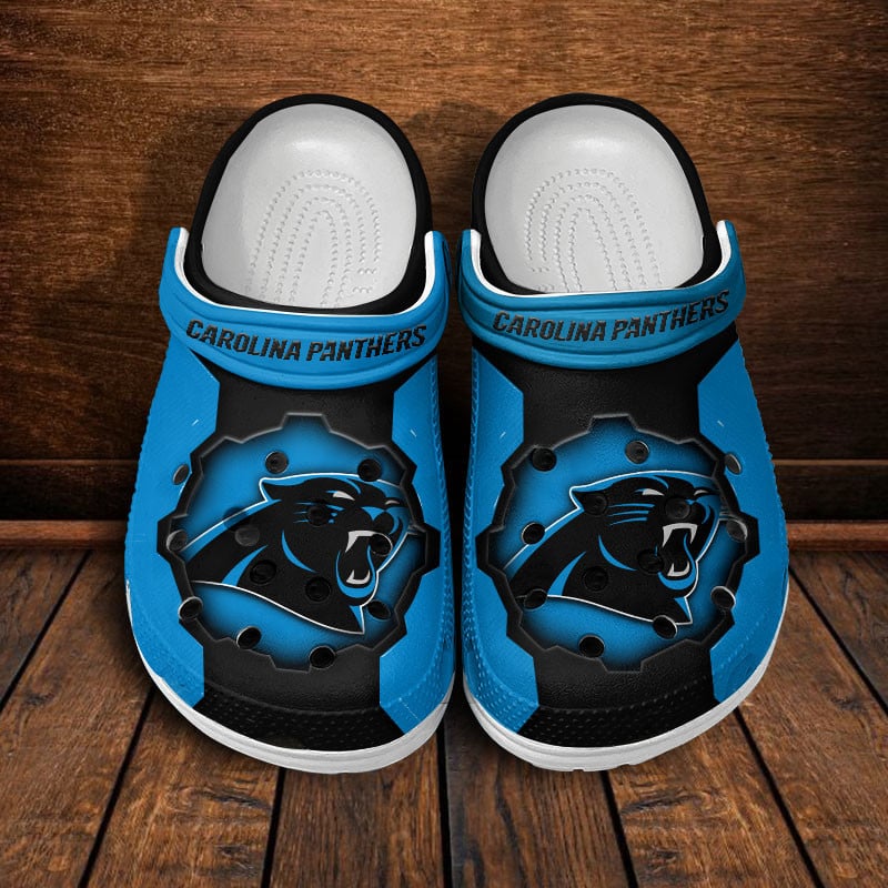 Carolina Panthers NFL Crocs Crocband Clogs Shoes Comfortable For Men Women and Kids