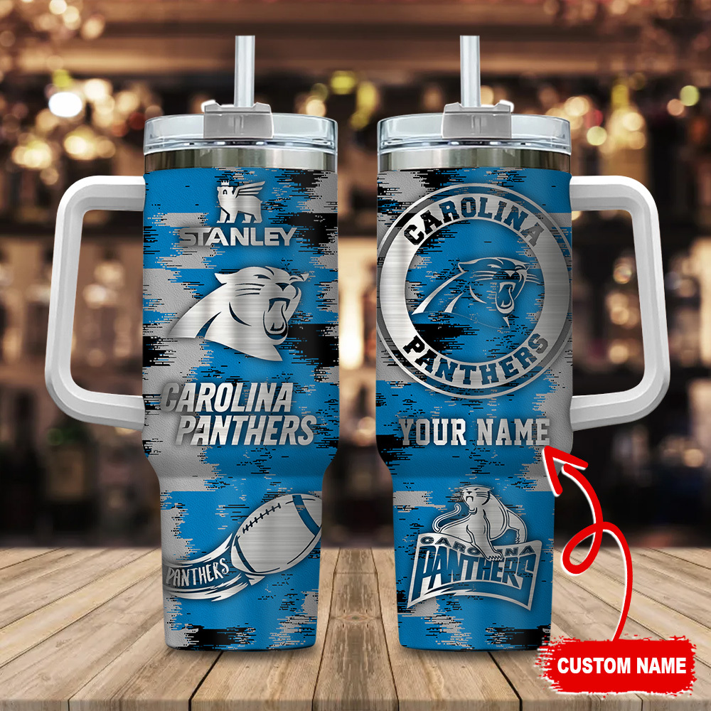 Carolina Panthers NFL Custom Stanley Cup 40 oz 30 oz Tumbler With HandleTVC230148