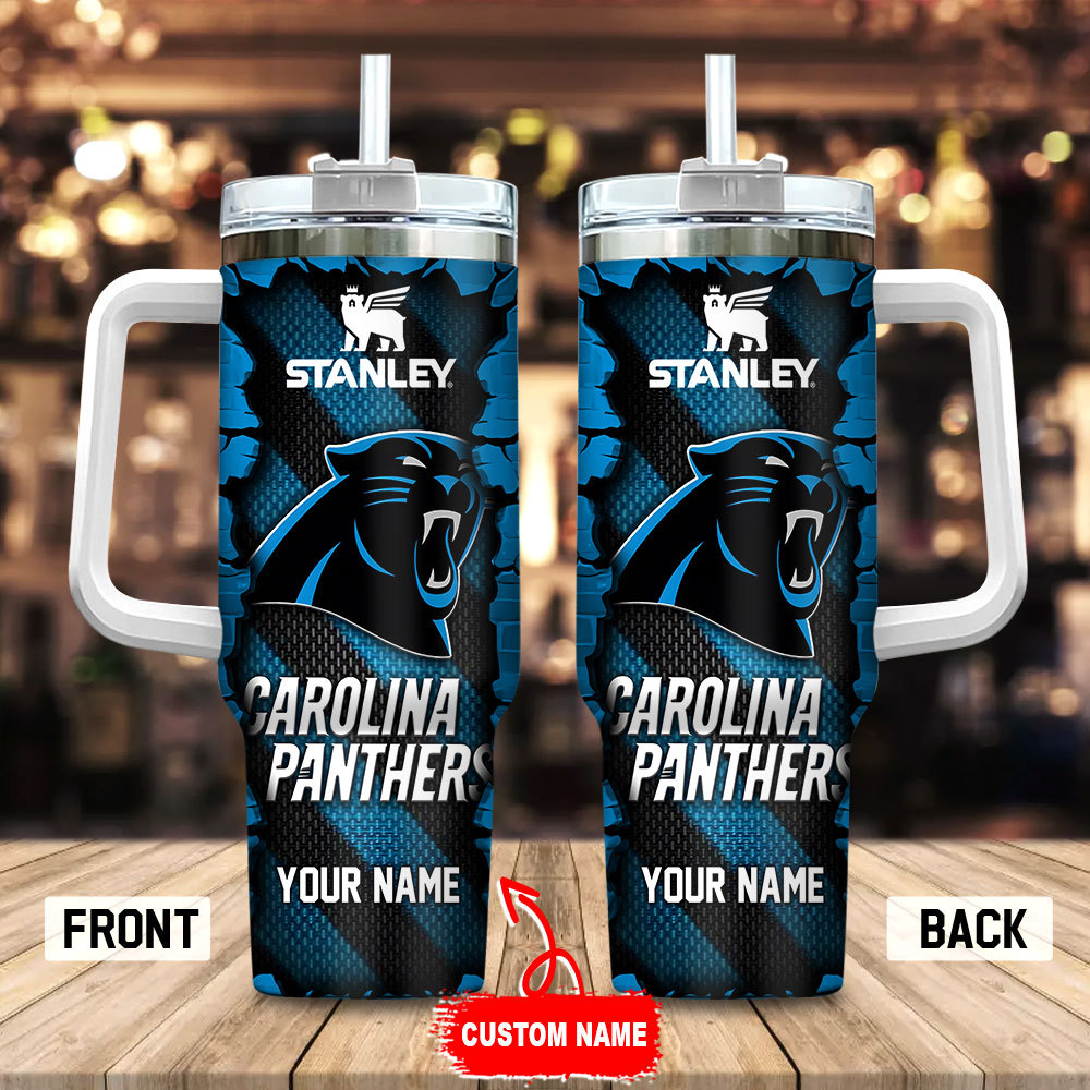 Carolina Panthers NFL Custom Stanley Cup 40 oz 30 oz Tumbler With HandleTVC230155