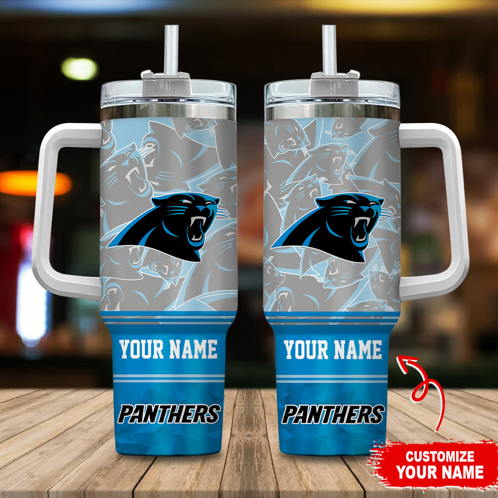 Carolina Panthers NFL Custom Stanley Cup 40 oz 30 oz Tumbler With HandleTVC230158