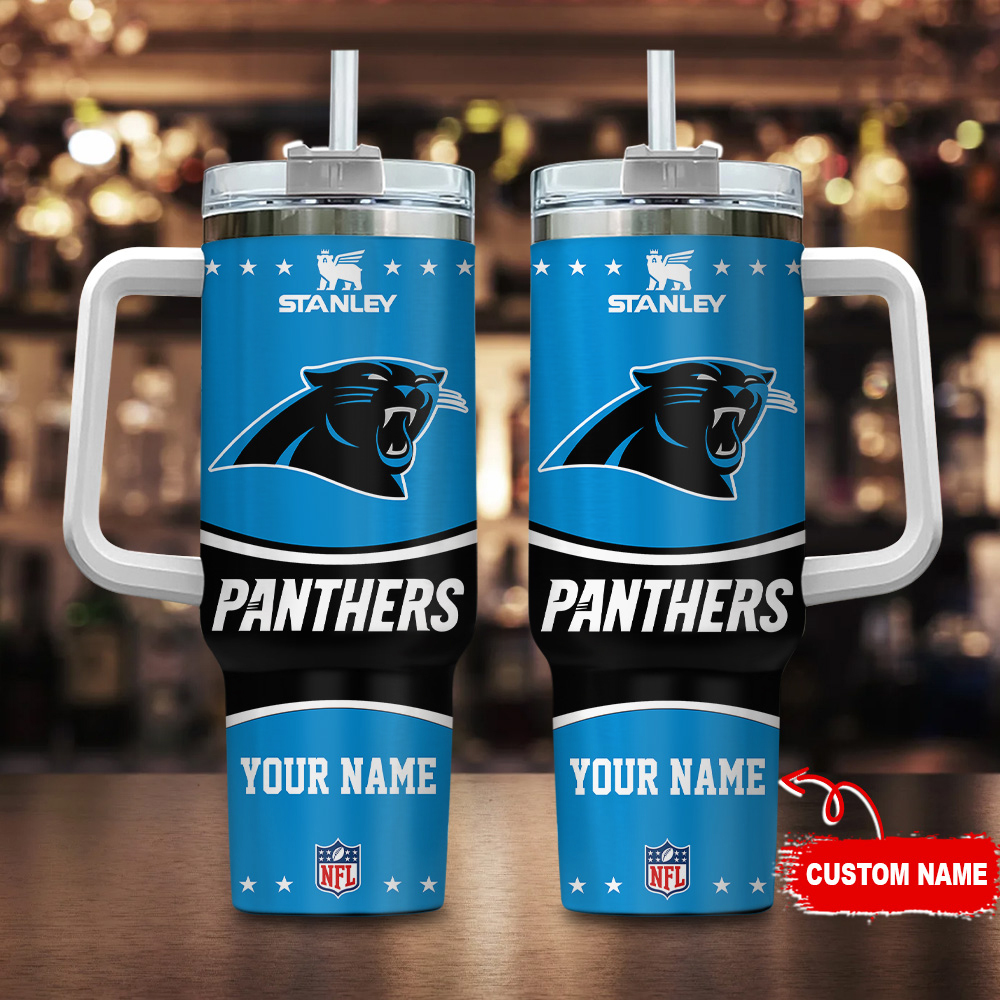 Carolina Panthers NFL Custom Stanley Cup 40 oz 30 oz Tumbler With HandleTVC230172