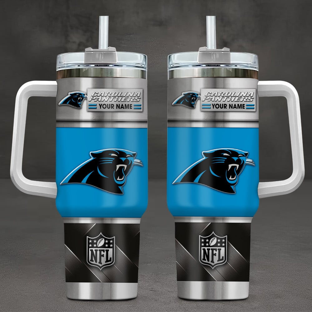 Carolina Panthers NFL Custom Stanley Cup 40 oz 30 oz Tumbler With HandleTVC230197