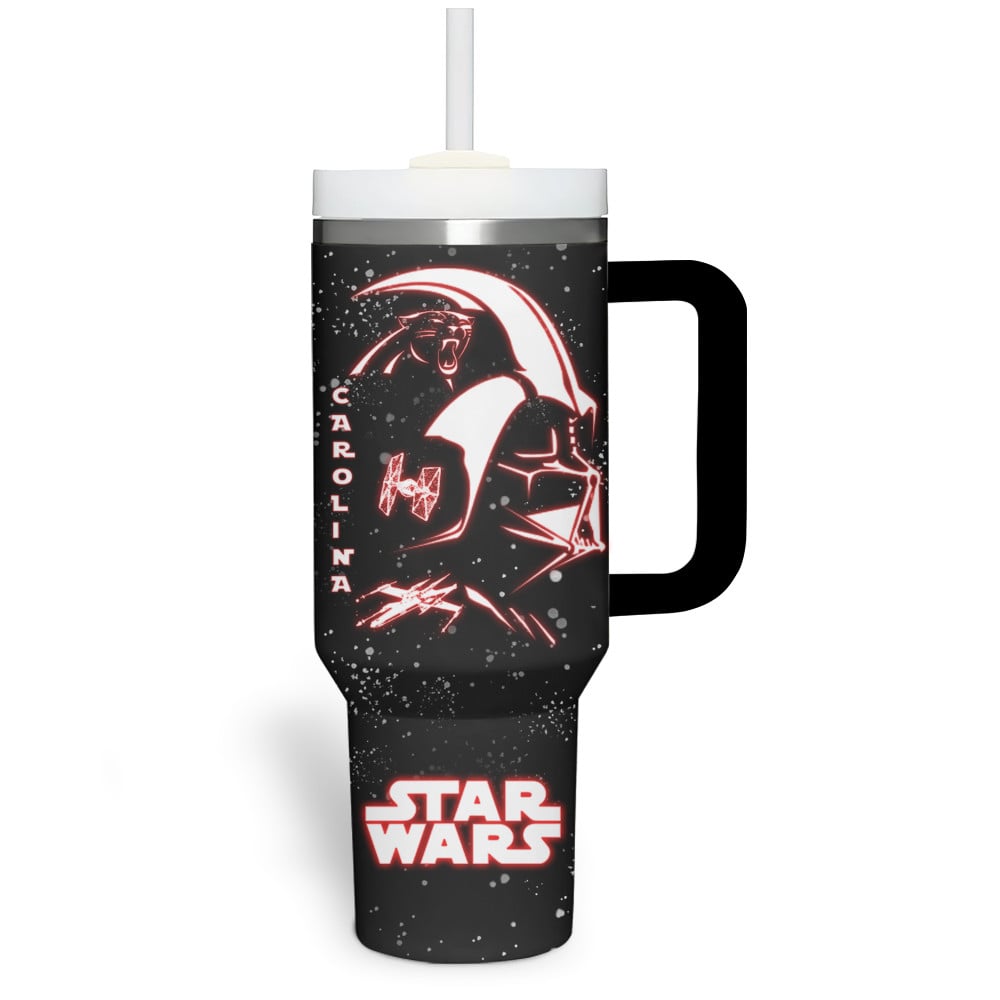 Carolina Panthers NFL Custom Stanley Cup 40 oz 30 oz Tumbler With HandleTVC230199 - Image 2