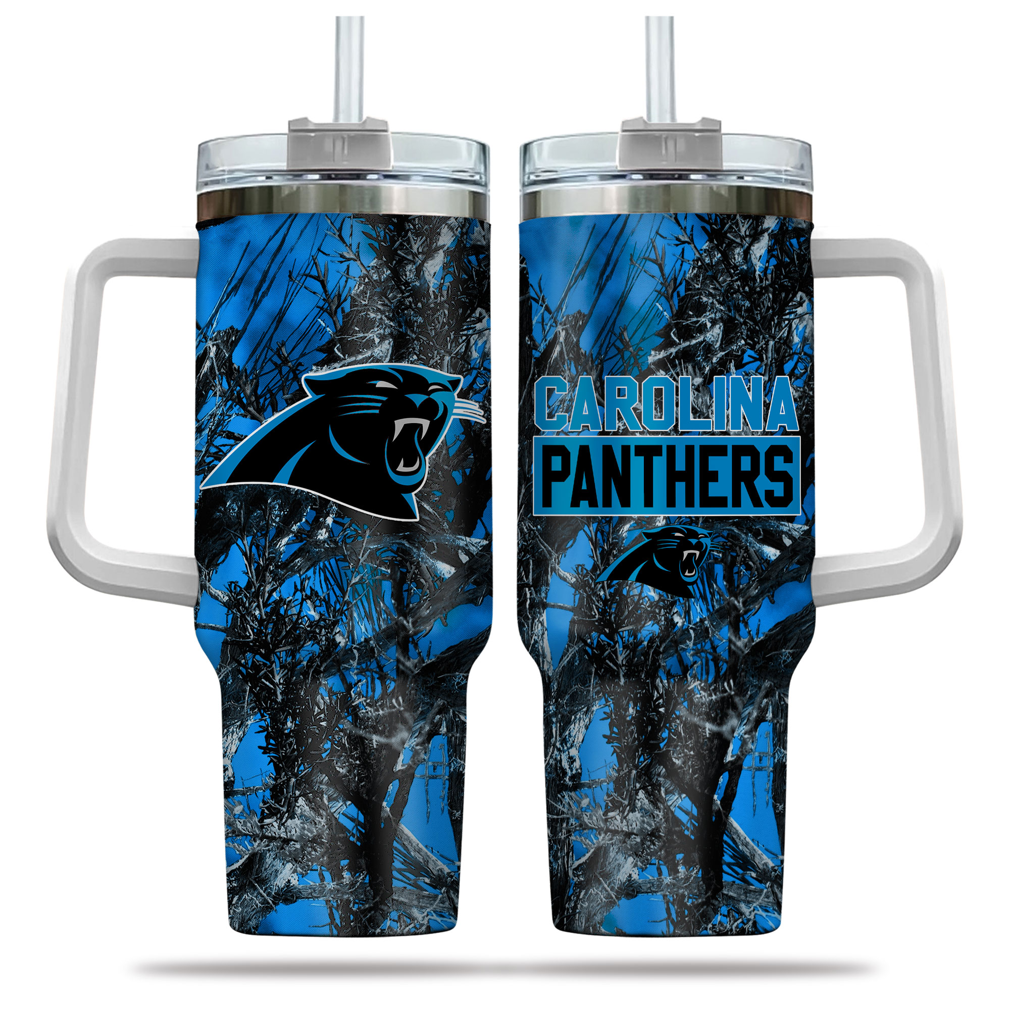 Carolina Panthers NFL Hunting Custom Stanley Cup 40 oz 30 oz Tumbler With HandleTVC230182