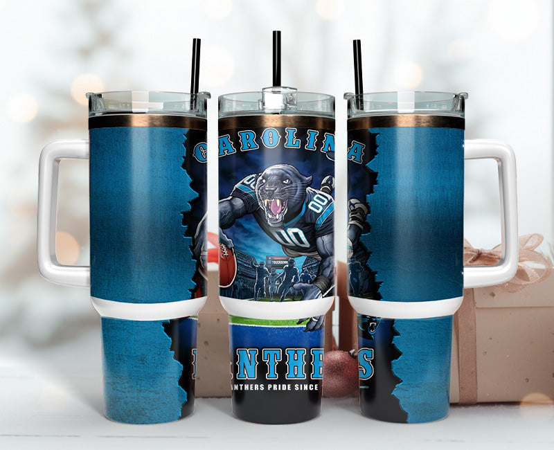 Carolina Panthers NFL Mascot Custom Stanley Cup 40 oz 30 oz Tumbler With HandleTVC2301144
