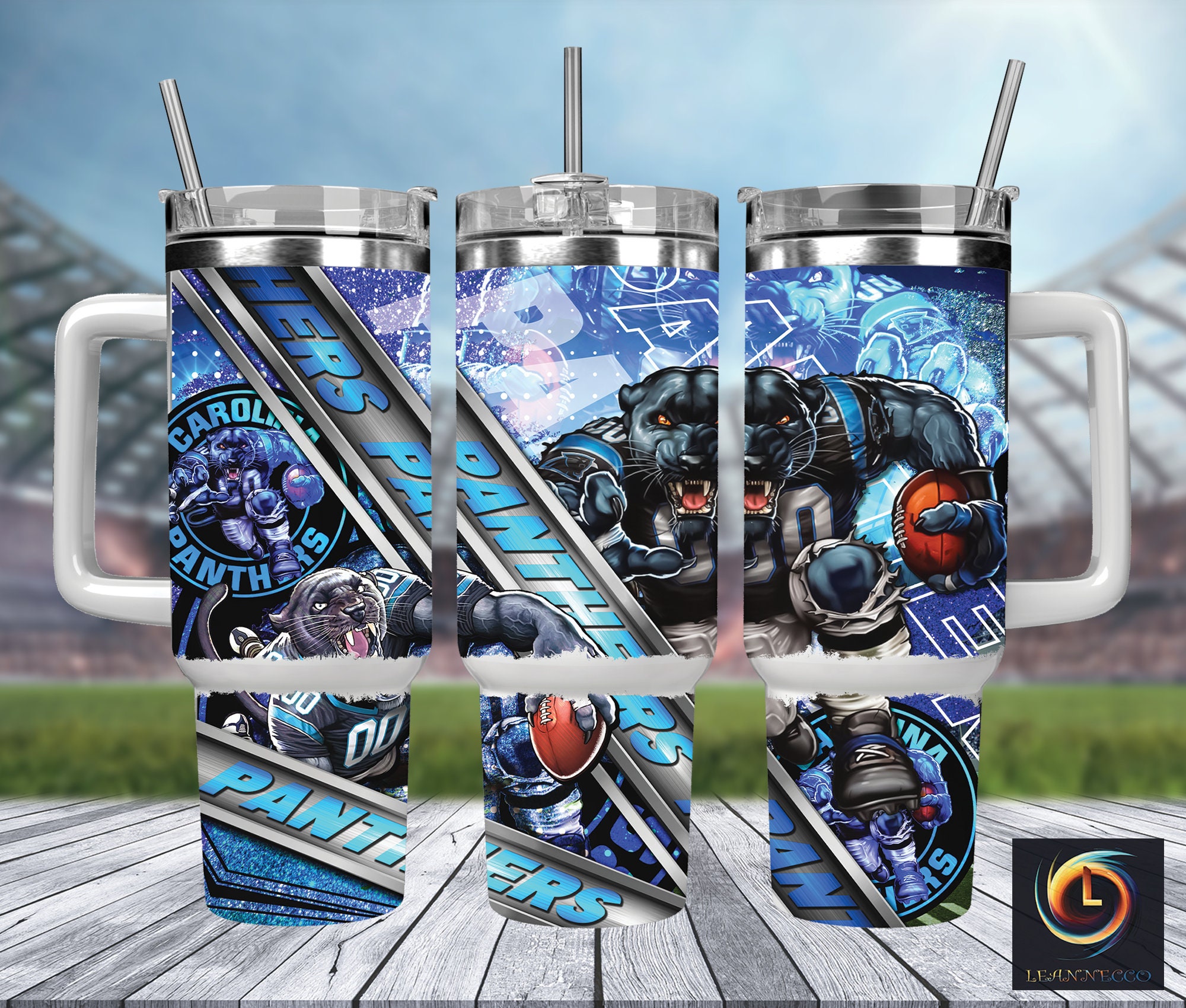 Carolina Panthers NFL Mascot Custom Stanley Cup 40 oz 30 oz Tumbler With HandleTVC2301987