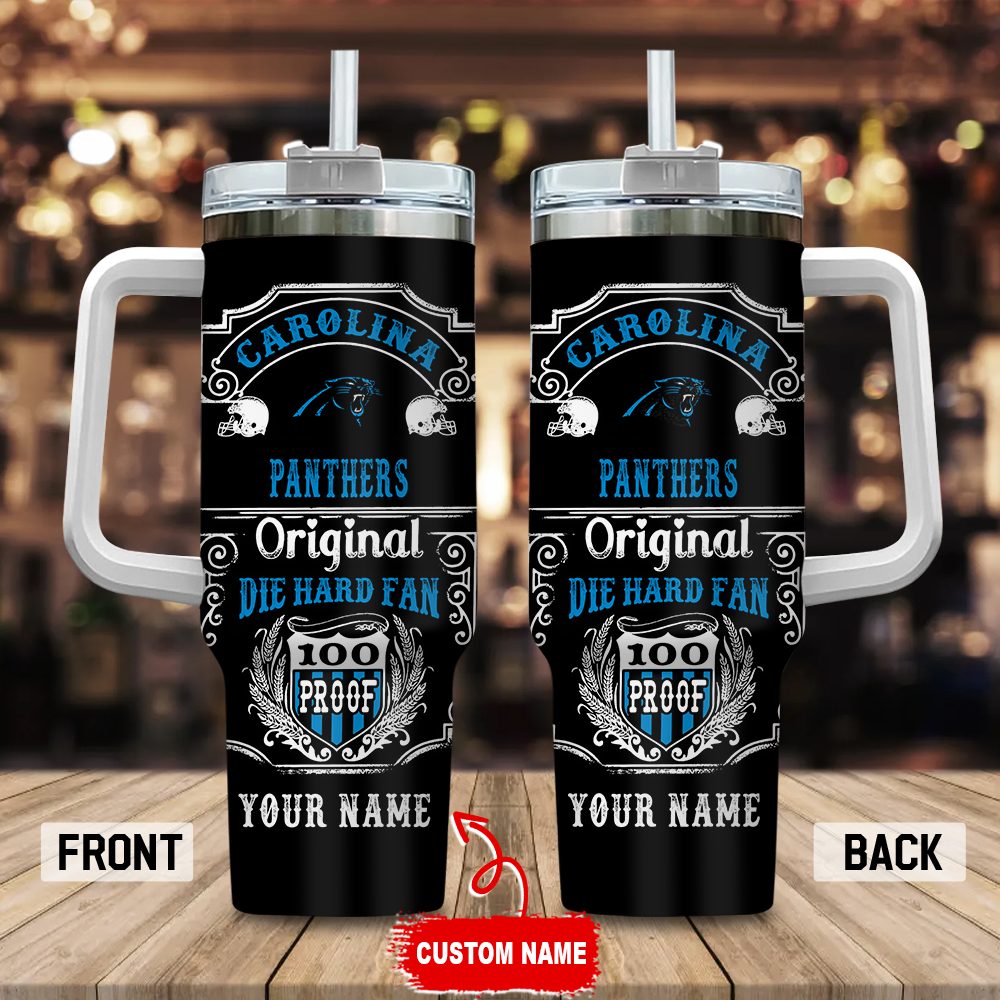 Carolina Panthers NFL Original Diehard Fan Custom Stanley Cup 40 oz 30 oz Tumbler With HandleTVC2301101