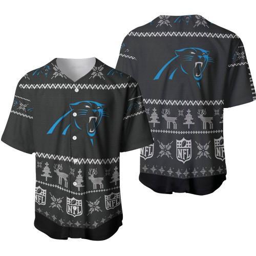 Carolina Panthers NLF Ugly Sweatshirt Christmas D Baseball Jersey