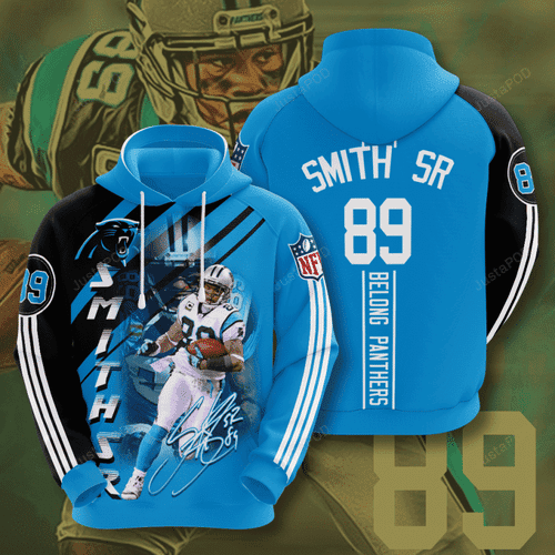 Carolina Panthers Steve Smith Sr 3D All Over Print Hoodie, Zip Hoodie