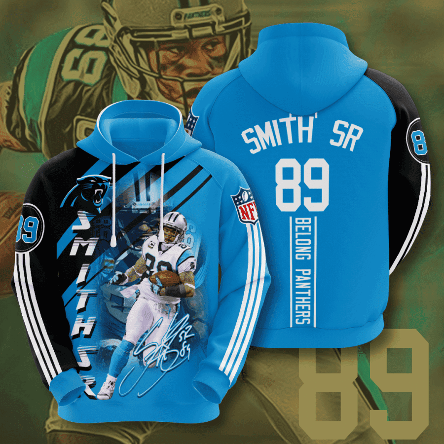 Carolina Panthers Steve Smith Sr 3D All Over Print Hoodie, Zip Hoodie